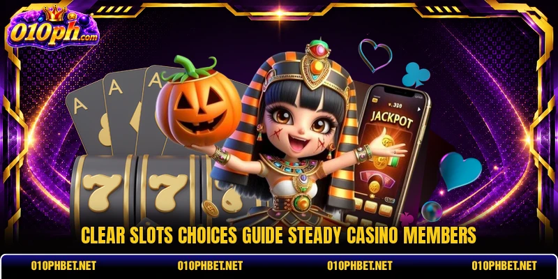 Clear slots choices guide steady casino members Clear slots choices guide steady casino members