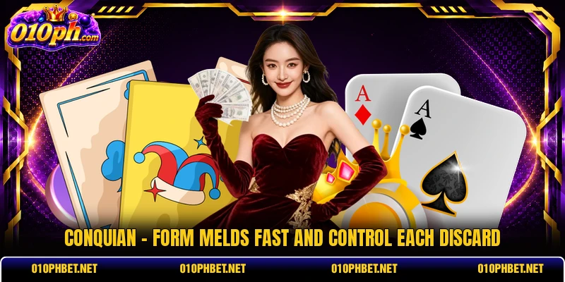 Conquian - Form Melds Fast And Control Each Discard
