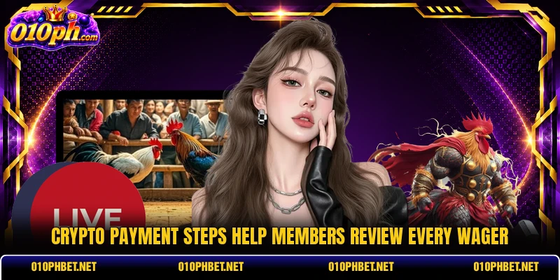 Crypto payment steps help members review every wager Crypto payment steps help members review every wager