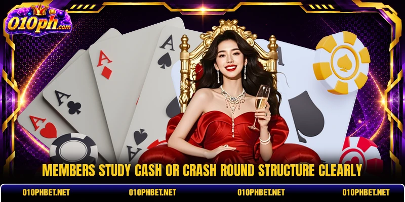 Members study Cash or Crash round structure clearly Members study Cash or Crash round structure clearly