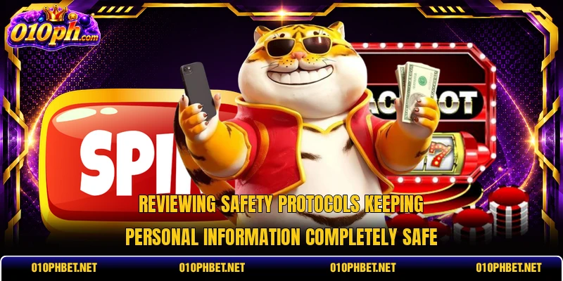 Reviewing safety protocols keeping personal information completely safe